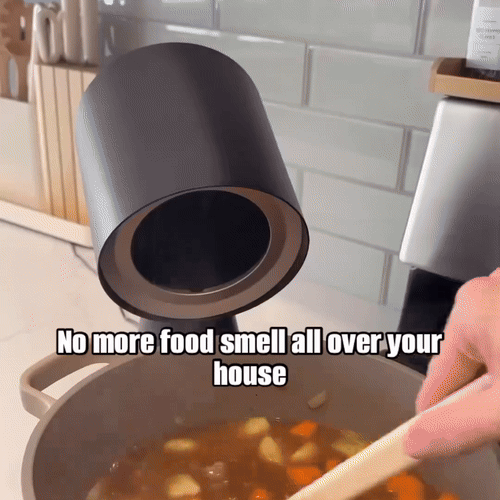 Compact Indoor BBQ and Hot Pot Exhaust Fan with 2-Speed Settings